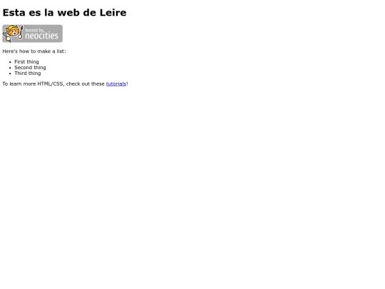 leire screenshot