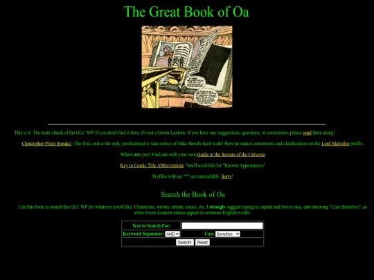 book of oa screenshot