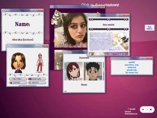 aboutme screenshot