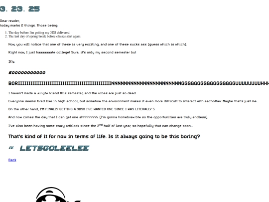 blogspace/blog1 screenshot