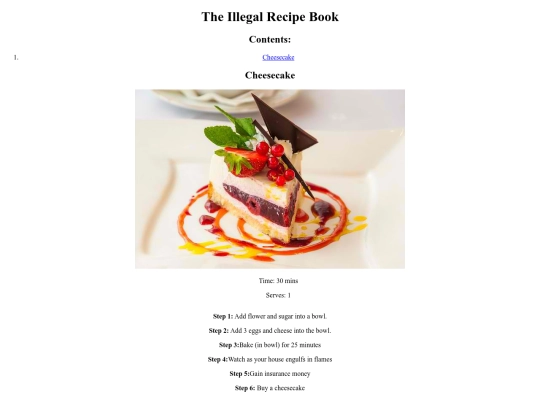 CookBook screenshot
