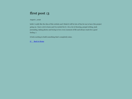 first-post screenshot