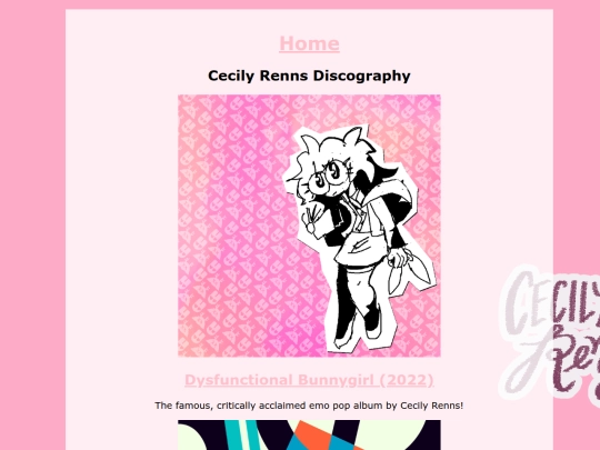 cecily_discog screenshot