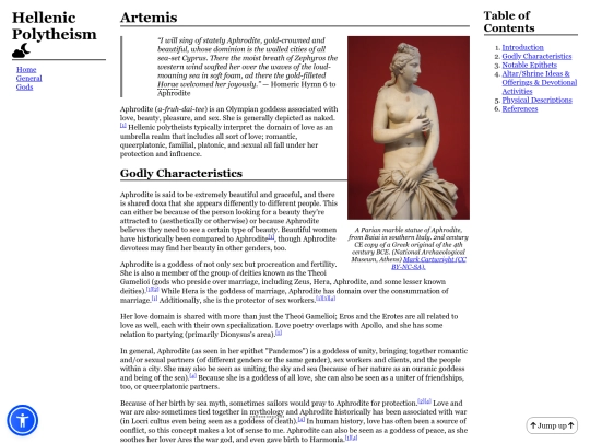 theoi/aphrodite screenshot