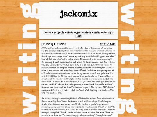 blog screenshot