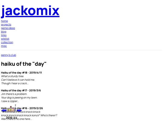 haiku/oldindex screenshot