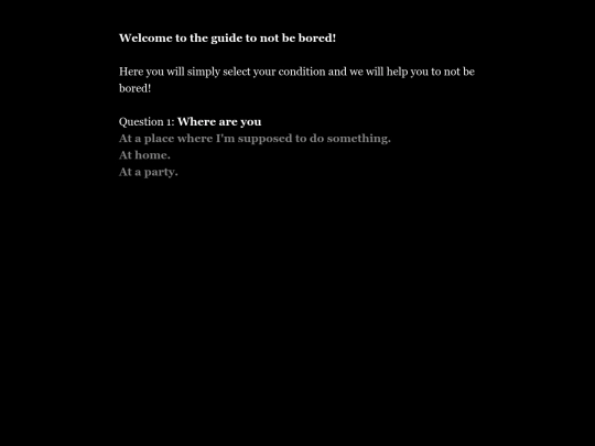 projects/guidetoneverbebored/The guide to not be bored. screenshot