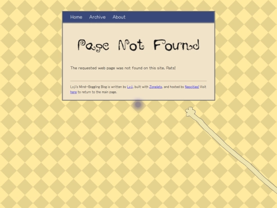 zonelets/not_found screenshot