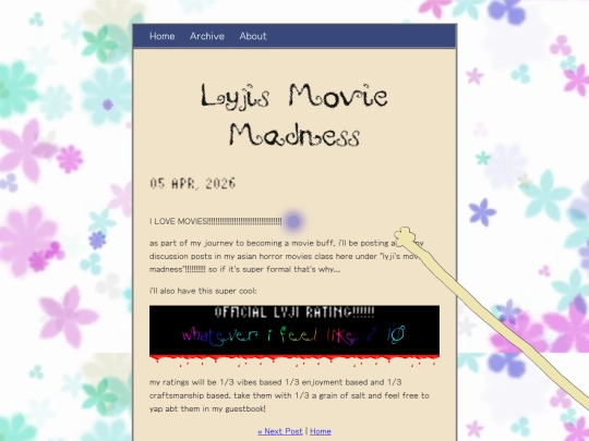 zonelets/posts/2026-04-05-Lyjis-Movie-Madness screenshot