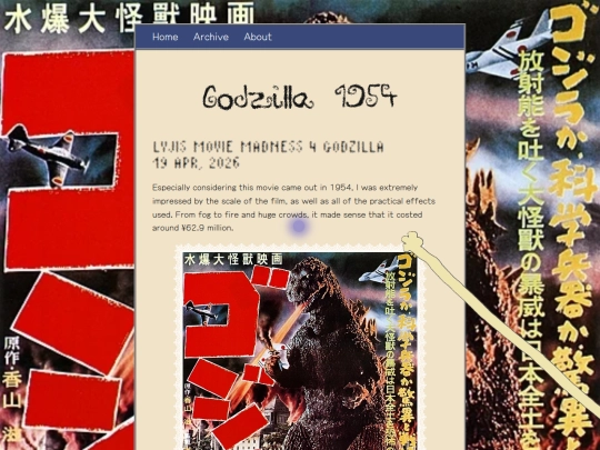 zonelets/posts/2026-04-19-Lyjis-Movie-Madness-4-Godzilla screenshot