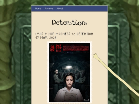 zonelets/posts/2026-05-17-Lyjis-Movie-Madness-12-Detention screenshot