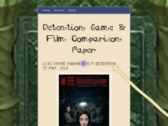 zonelets/posts/2026-05-17-Lyjis-Movie-Madness-12.5-Detention screenshot