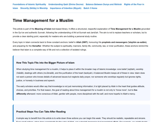 time-management-for-a-muslim screenshot