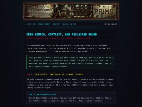 manifesto screenshot