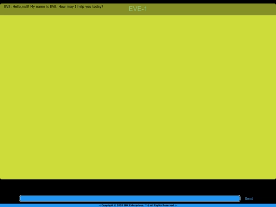 projects/EVE/chatbot screenshot