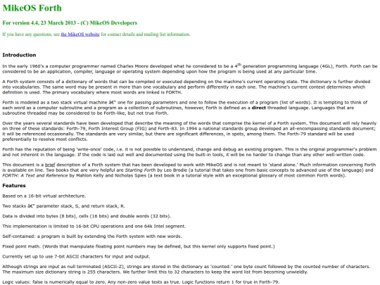 projects/mikeos/forth screenshot