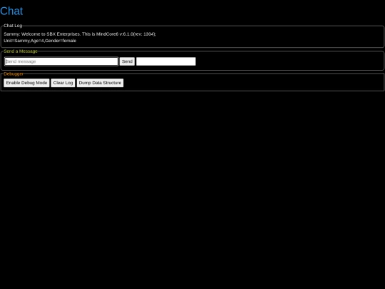 projects/rivescript/dev screenshot