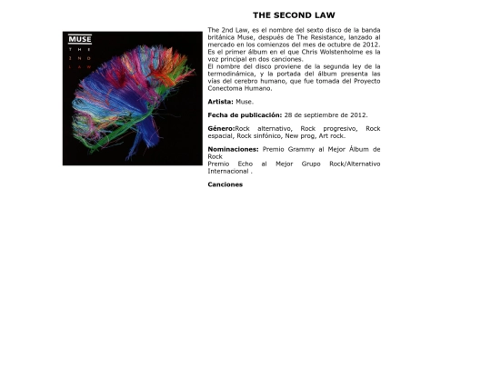 Artista/TheSecondLaw screenshot