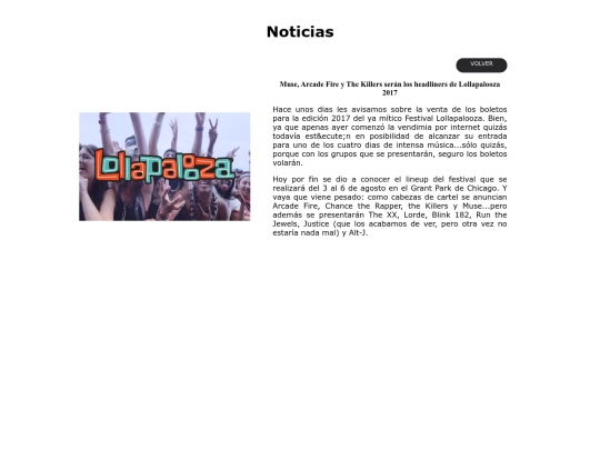 Artista/noti3 screenshot