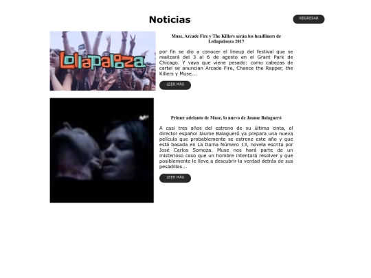 Artista/noticias2 screenshot