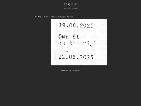 Posts/first-things-first screenshot