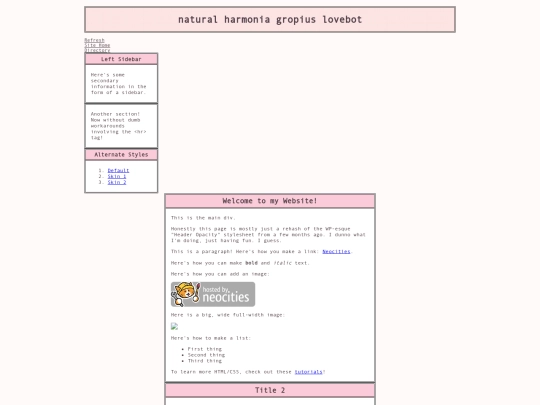 index screenshot