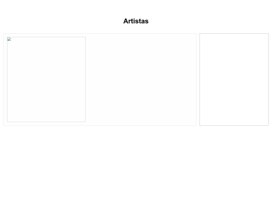 Artistas screenshot