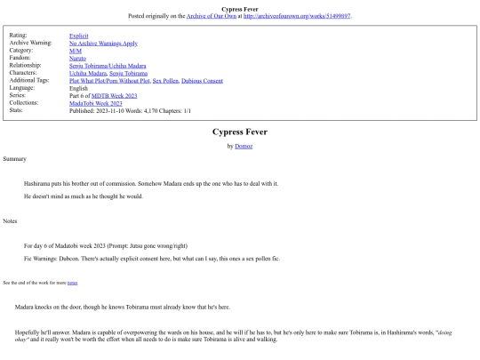 Fanfic/Naruto/Cypress_Fever screenshot