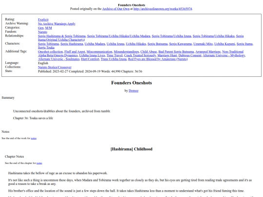 Fanfic/Naruto/Founders_Oneshots screenshot