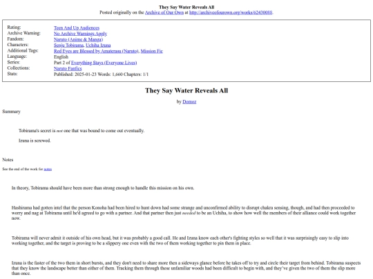 Fanfic/Naruto/They_Say_Water_Reveals screenshot