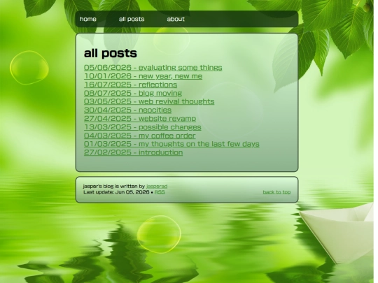 blog/info/all_posts screenshot