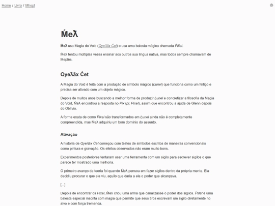 Livro/Mhepl screenshot