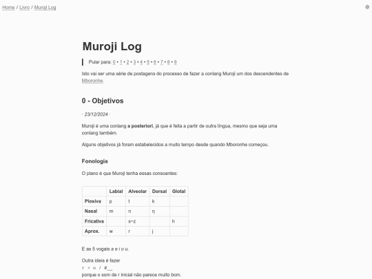 Livro/Muroji_Log screenshot