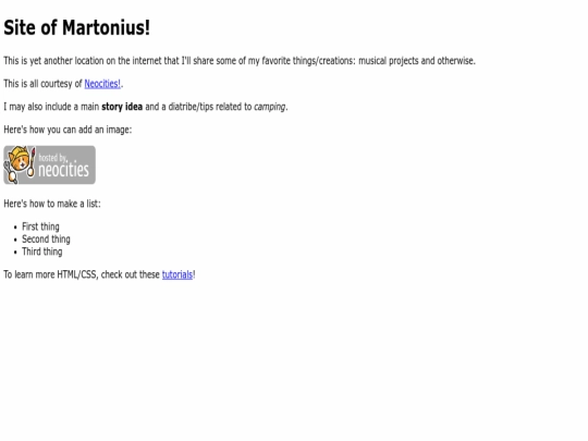index screenshot