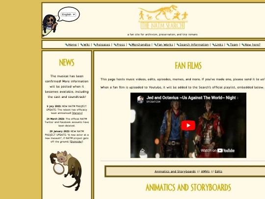 fandom/fanfilms screenshot