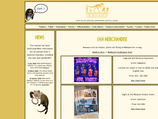 fandom/fanmerch screenshot