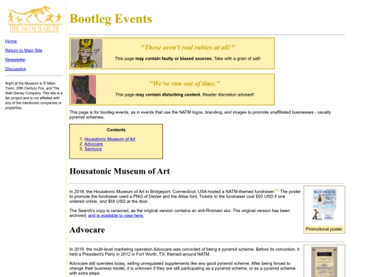 wiki/Bootleg_Events screenshot