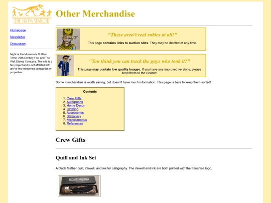 wiki/Other_Merchandise screenshot