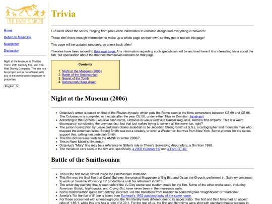 wiki/trivia screenshot