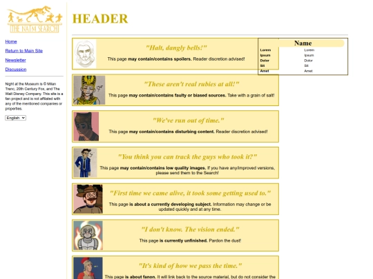 wikish-template screenshot