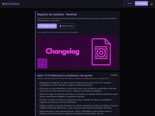 ChanelogsOpti screenshot