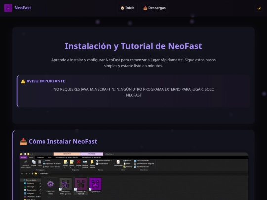 Instalacion screenshot
