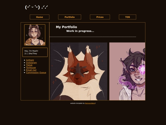 Portfolio screenshot