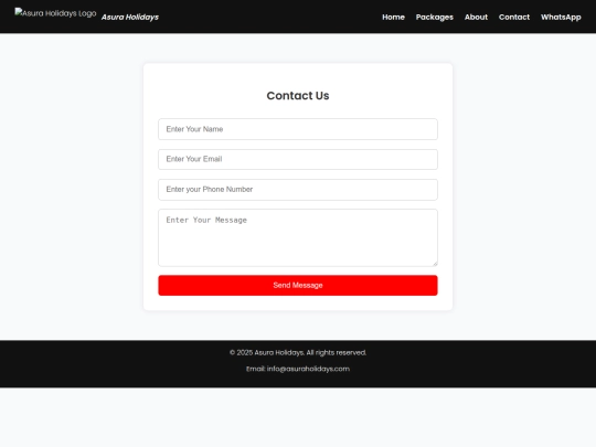 asuraholidays/contact screenshot