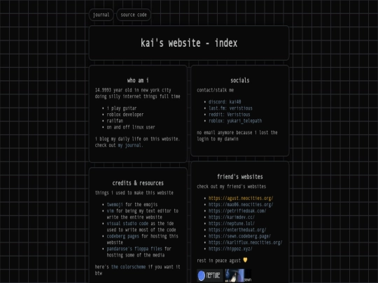 index screenshot
