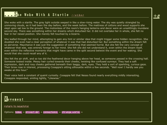 neuetotal/tale-0 screenshot