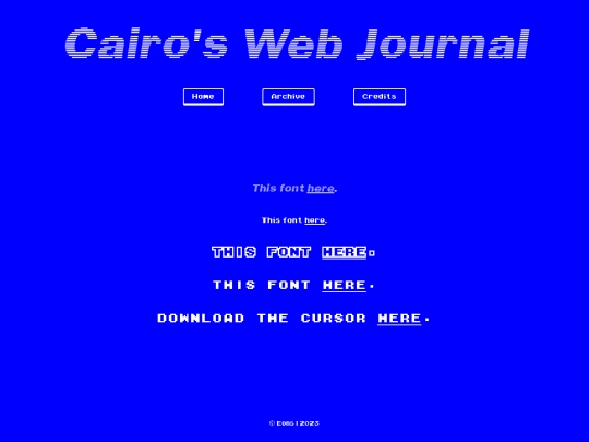 credits screenshot