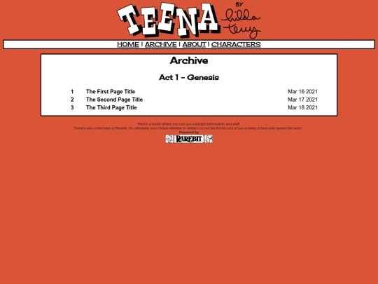 archive screenshot