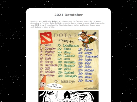 2021dotatober screenshot