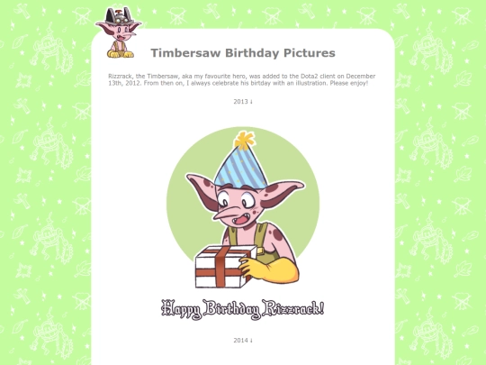 timberbday screenshot
